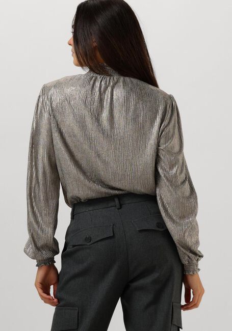 Goldfarbene AAIKO Blusen TORY METALLIC PES 165 - large