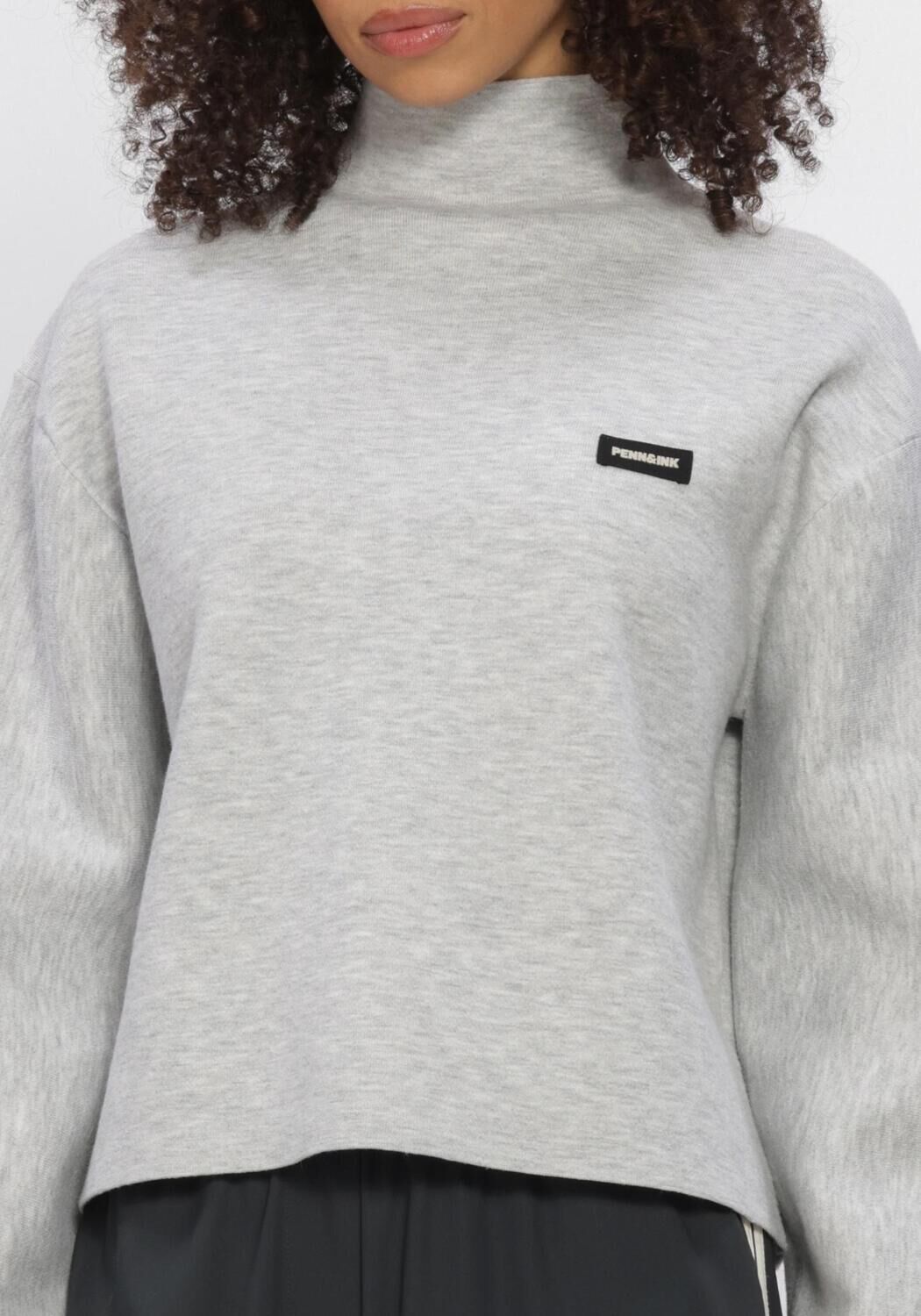 Hellgrau PENN & INK Sweatshirt W26B421 - large
