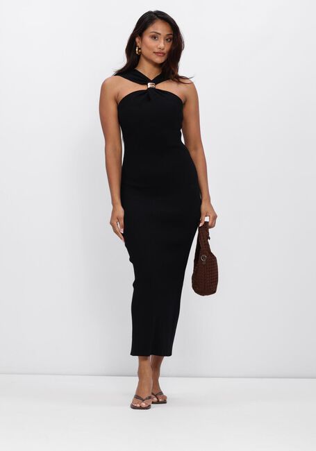 Schwarze NOTRE-V Midikleid NV-HEIKE - large