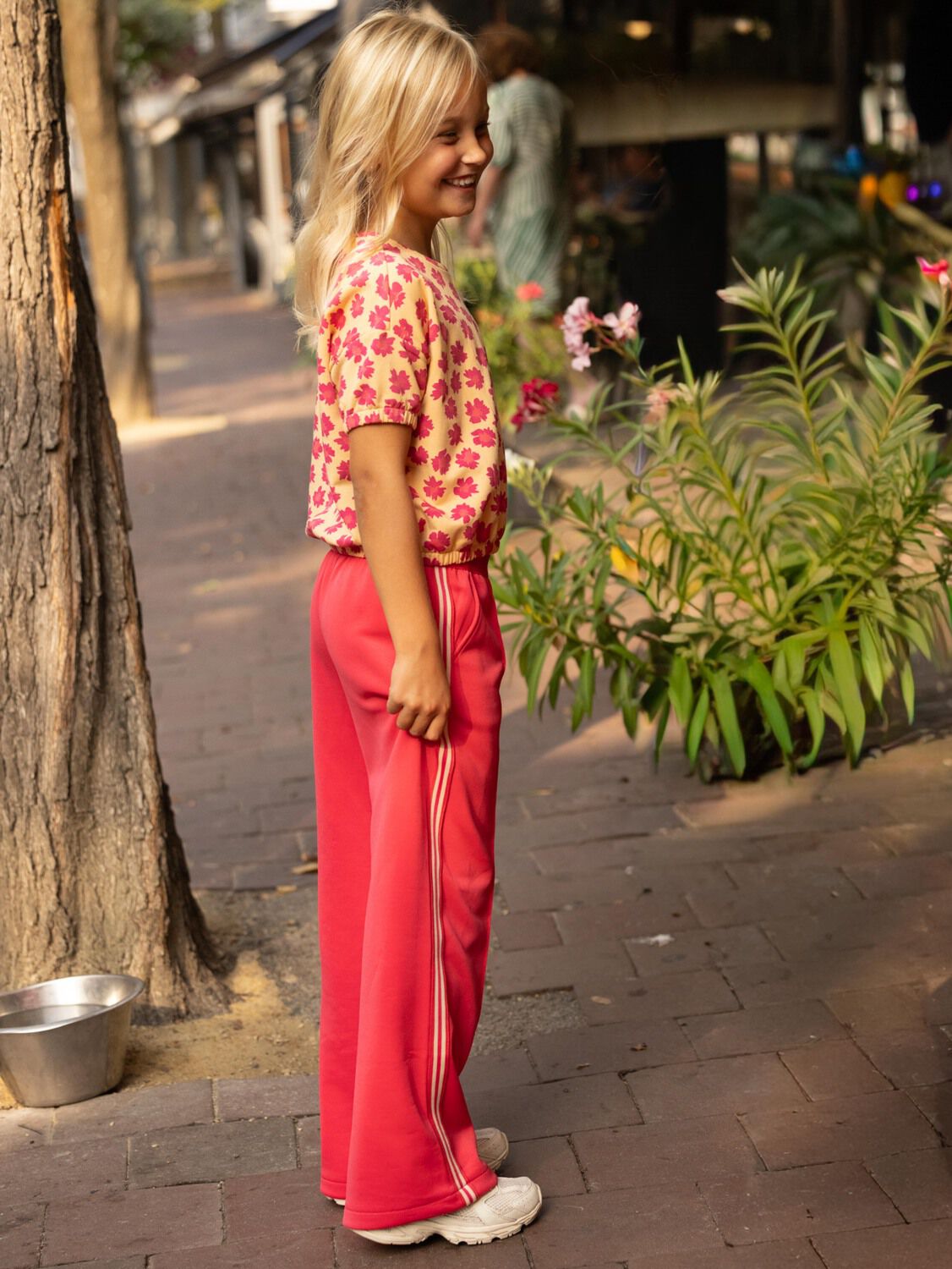 Rote LOOXS Little Weite Hose 2611-7625 - large