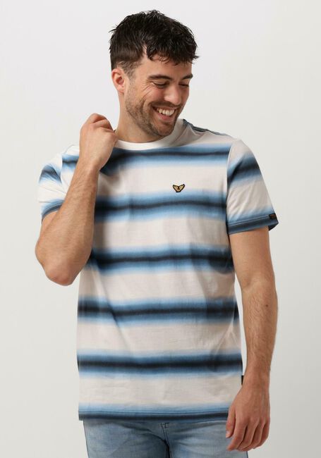 Blaue PME LEGEND T-shirt SHORT SLEEVE R-NECK SINGLE JERSEY PRINTED - large