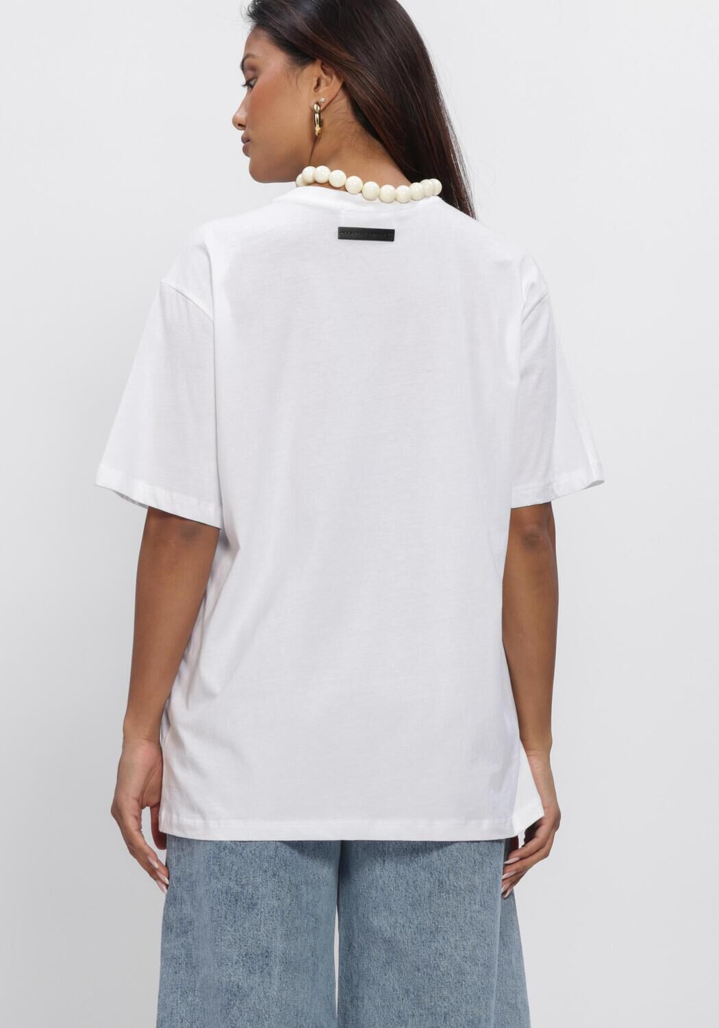 Wei&szlig;e HAUTE L'AMITI&Eacute; Tops & T-shirts 24 LACE NUMBER TEE - large