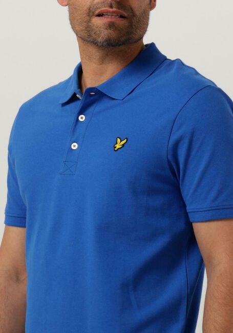 Blaue LYLE & SCOTT Polo-Shirt PLAIN POLO SHIRT - large