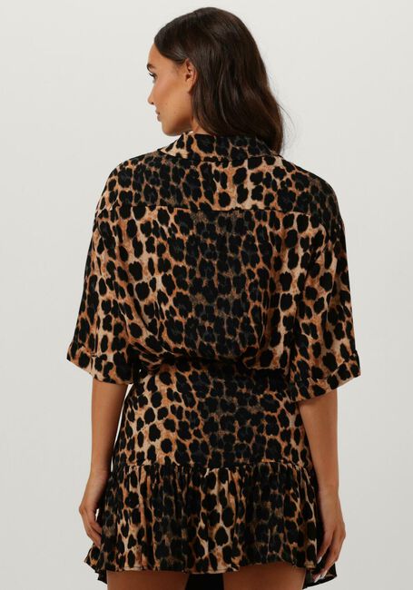 Braune ALIX THE LABEL Blusen LADIES WOVEN ANIMAL BLOUSE - large