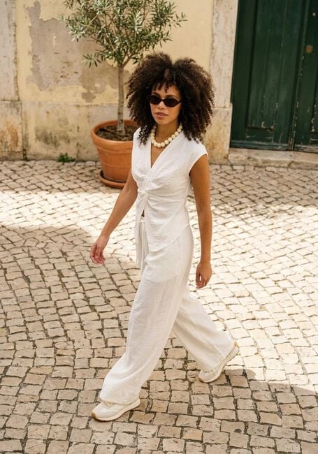 Nicht-gerade weiss ELEH Weite Hose SS260033 - large