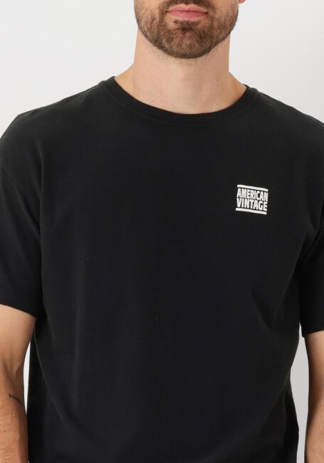 Schwarze AMERICAN VINTAGE T-shirt YKOBOW - large