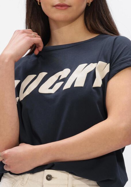 Dunkelblau BY-BAR T-shirt TOBI SPEED - large