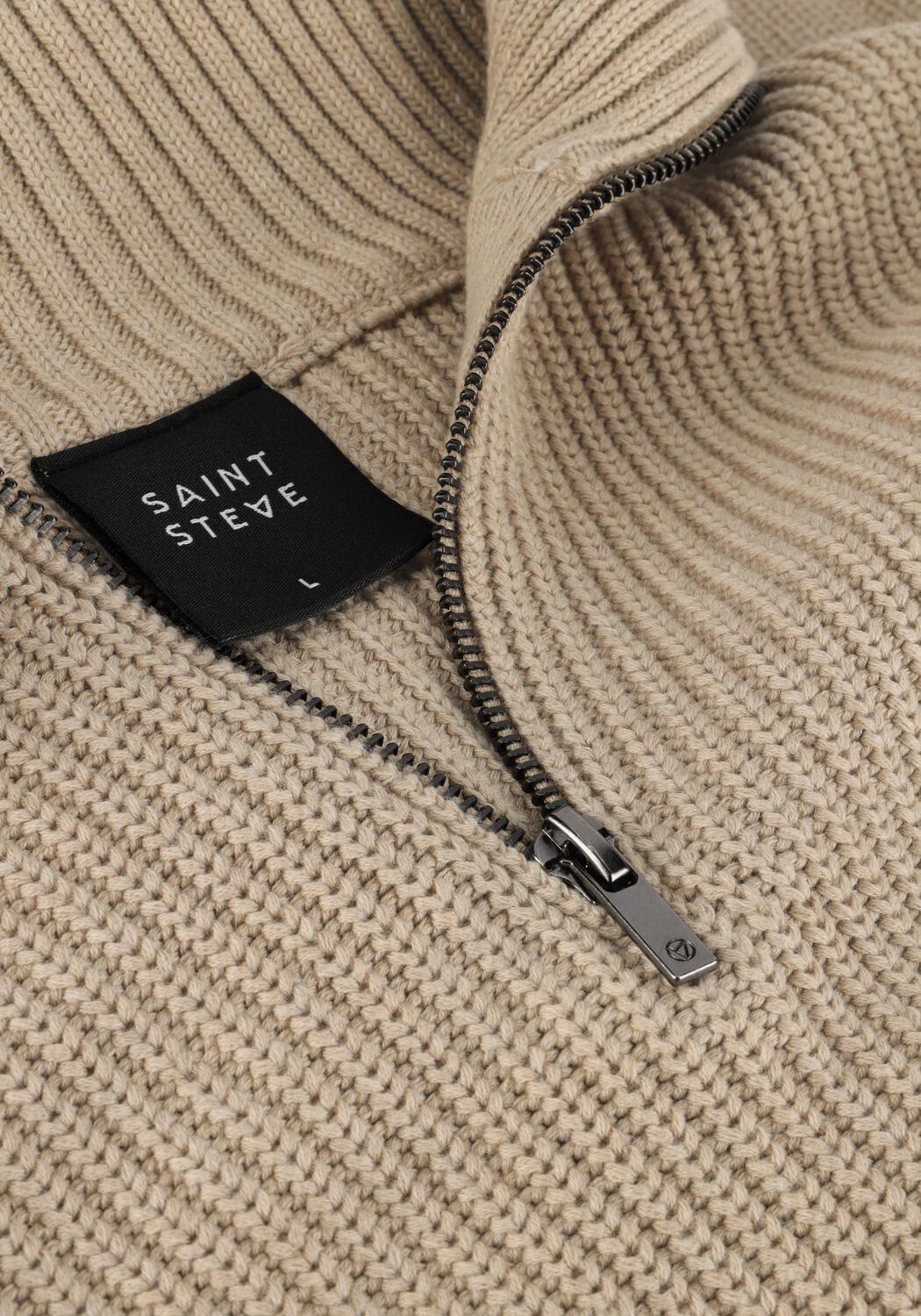 Beige SAINT STEVE Rollkragenpullover LIAM - large