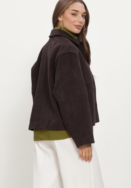 Braune NEO NOIR Jack HAMRA WOOL JACKET - large