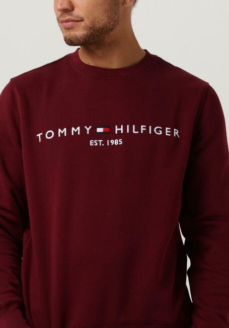 Bordeaux TOMMY HILFIGER Sweatshirt TOMMY LOGO SWEATSHIRT - large