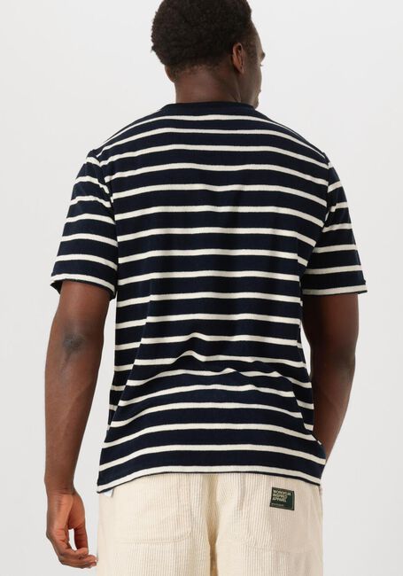 Schwarze ANERKJENDT T-shirt AKKIKKI FROTTE STRIPE TEE - large