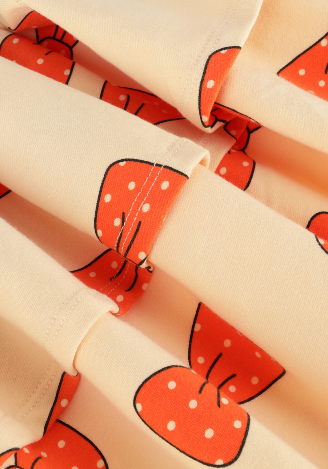 Beige CARLIJNQ Minirock BOW-LAYERED SKIRT - large