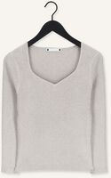 Sand CO'COUTURE Top BADU OPEN NECK KNIT Sand CO'COUTURE Top BADU OPEN NECK KNIT - medium