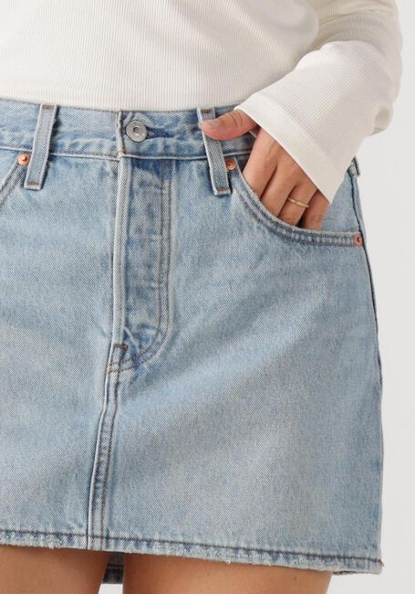 Hellblau LEVI'S Minirock ICON SKIRT FRONT AND CENTER - large
