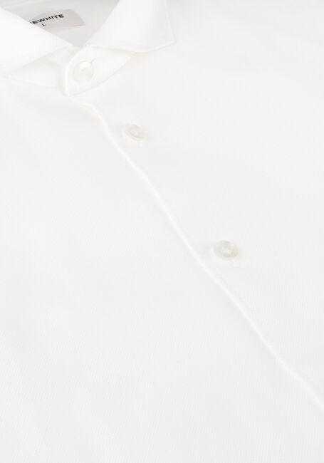 Weiße PUREWHITE Casual-Oberhemd MELANGE SS BASIC SHIRT - large