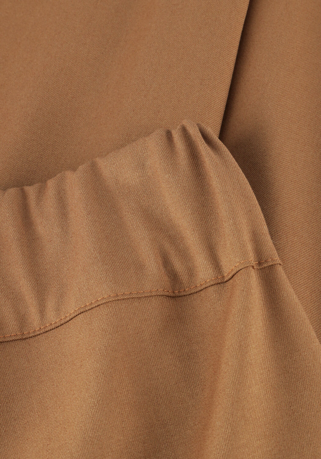 Camelfarbene NUKUS Weite Hose SEME PANTS - large