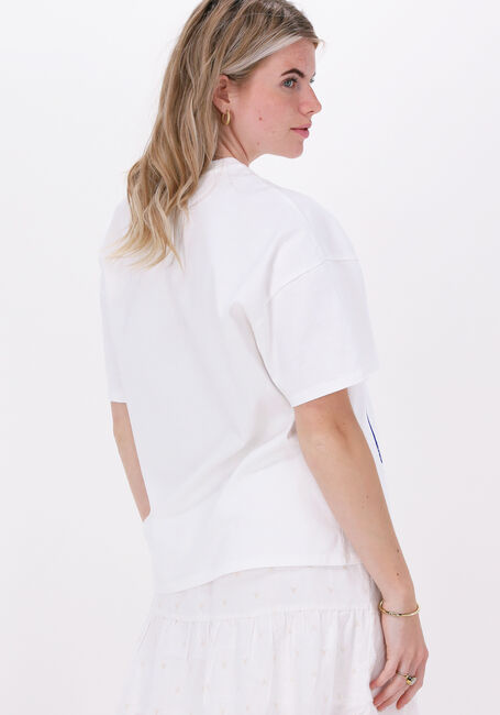 Weiße ALIX THE LABEL T-shirt KNITTED PASTEL PANTER T-SHIRT - large