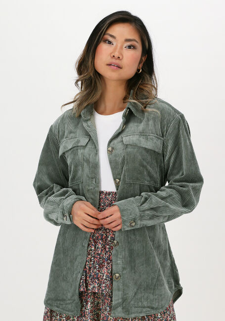 Grüne MSCH COPENHAGEN Blusen SAMEA JEPPI OVERSHIRT - large