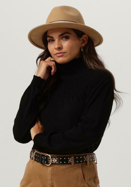 Schwarze SUMMUM Tops & T-shirts SMOCKED SWEATER BASIC KNIT - large