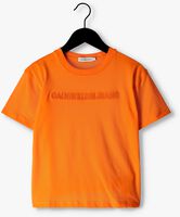 Orangene CALVIN KLEIN T-shirt RAISED EMBRO LOGO T-SHIRT - medium