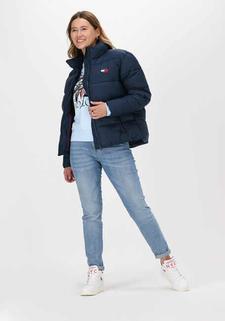 Dunkelblau TOMMY JEANS Wattierte Jack TJW MODERN PUFFER JACKET - large