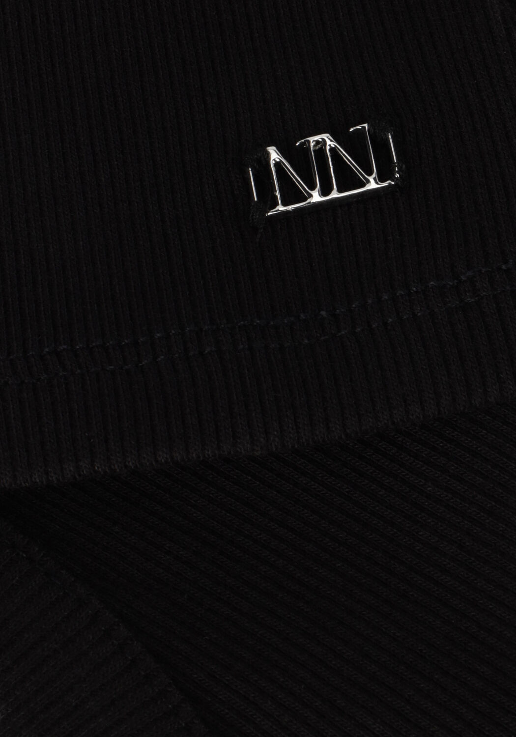 Schwarze NIK & NIK Top SHOULDER RIB TOP - large