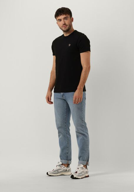Schwarze PS PAUL SMITH T-shirt MENS SLIM FIT SS TSHIRT ZEBRA - large