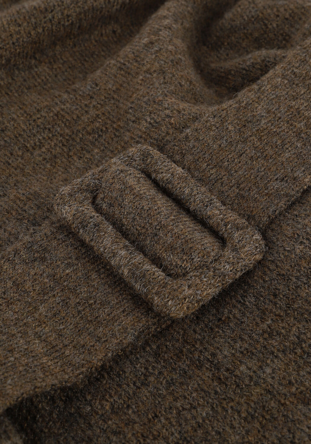 Braune NEO NOIR Minikleid VERA KNIT DRESS - large