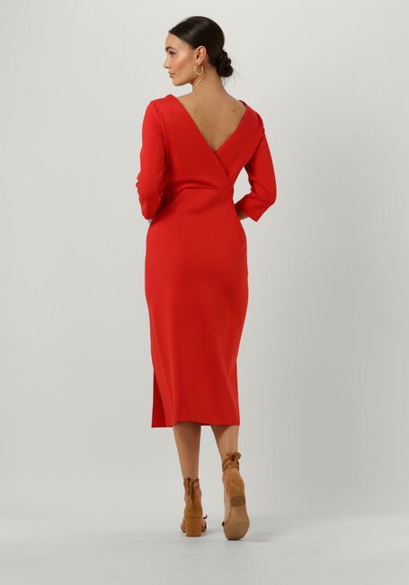 Rote VANILIA Midikleid PUNTO CHIQUE DRESS - large