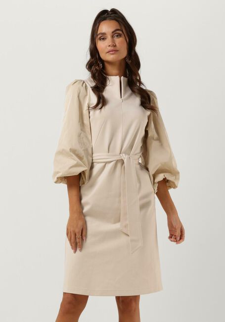 Beige SUMMUM Minikleid DRESS PUNTO MILANO - large