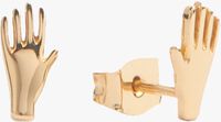 Goldfarbene ATLITW STUDIO Ohrringe PARADE EARRINGS HAND - medium