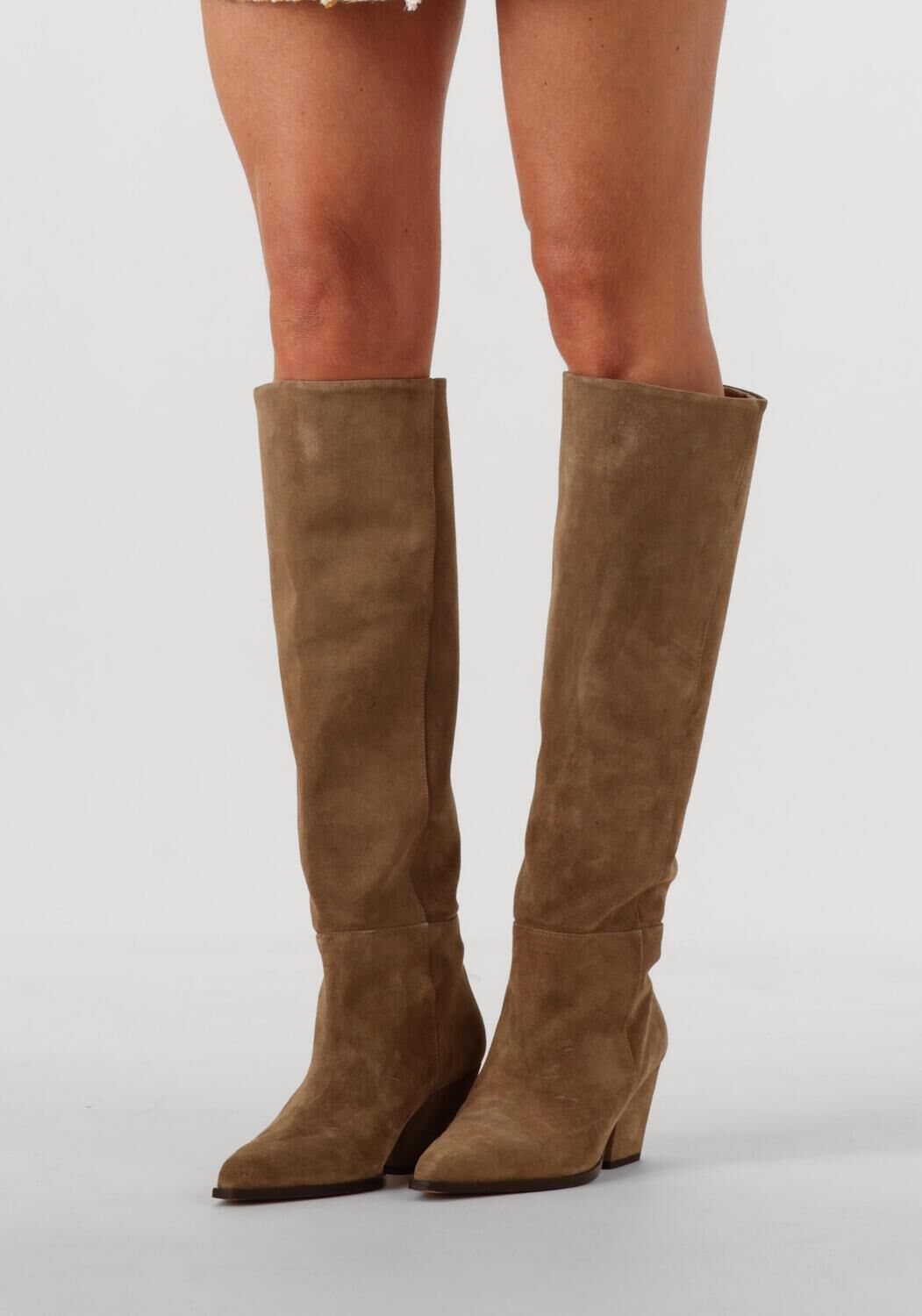 Camelfarbene TORAL Hohe Stiefel DAKOTA - large