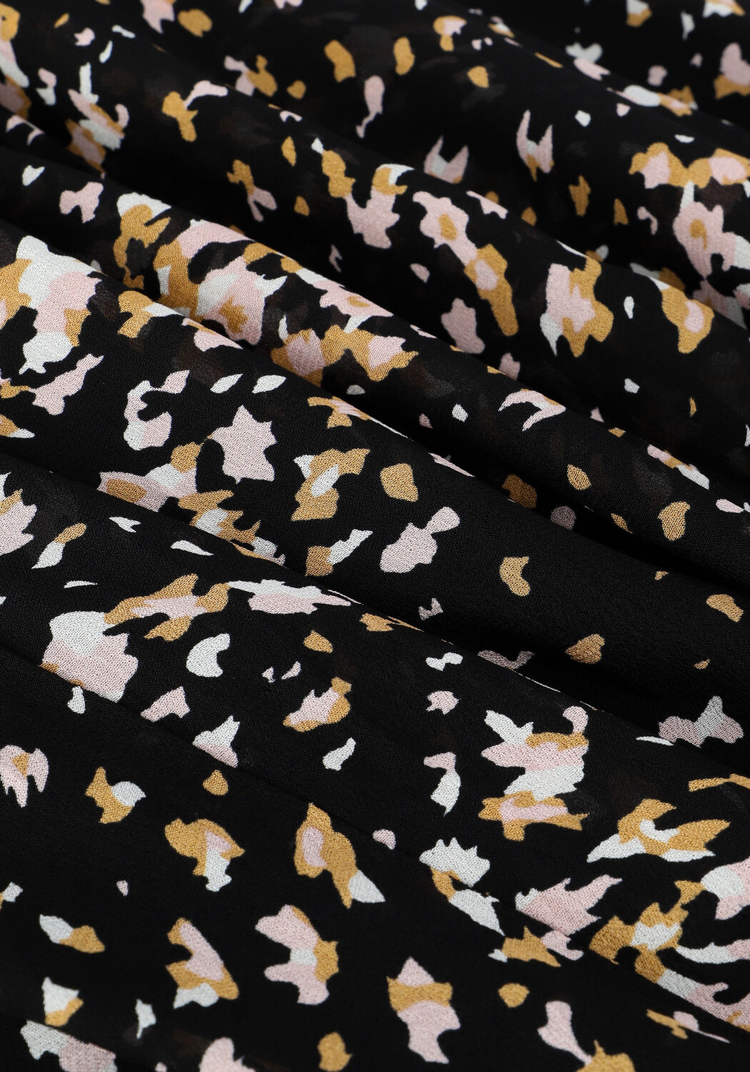 Schwarze SUNCOO Midikleid ROBE CEMON - large