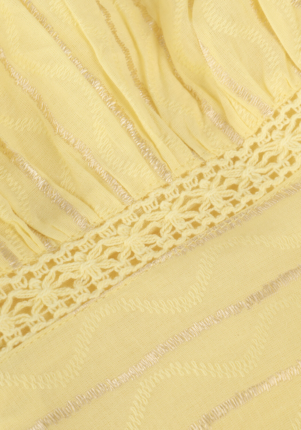 Gelbe Y.A.S. Midikleid YASPALA SS MIDI DRESS - FEST - large