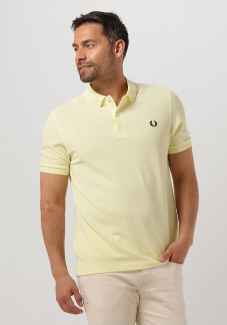Gelbe FRED PERRY Polo-Shirt PLAIN FRED PERRY SHIRT - large