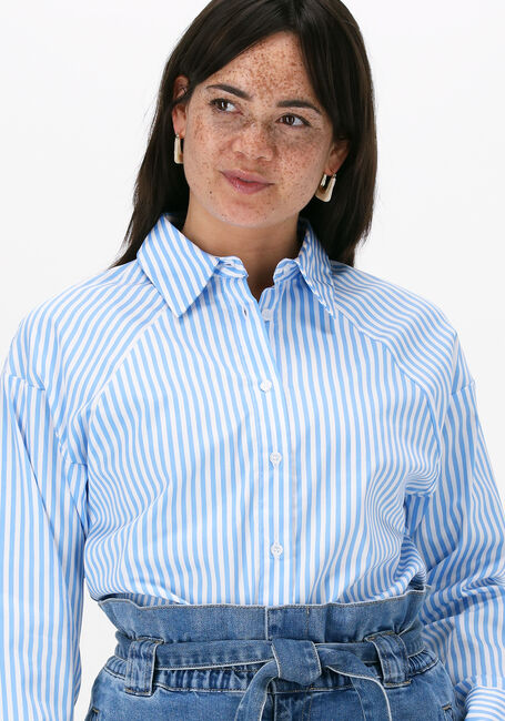Blaue LEVETE ROOM Blusen RIONA 2 SHIRT - large
