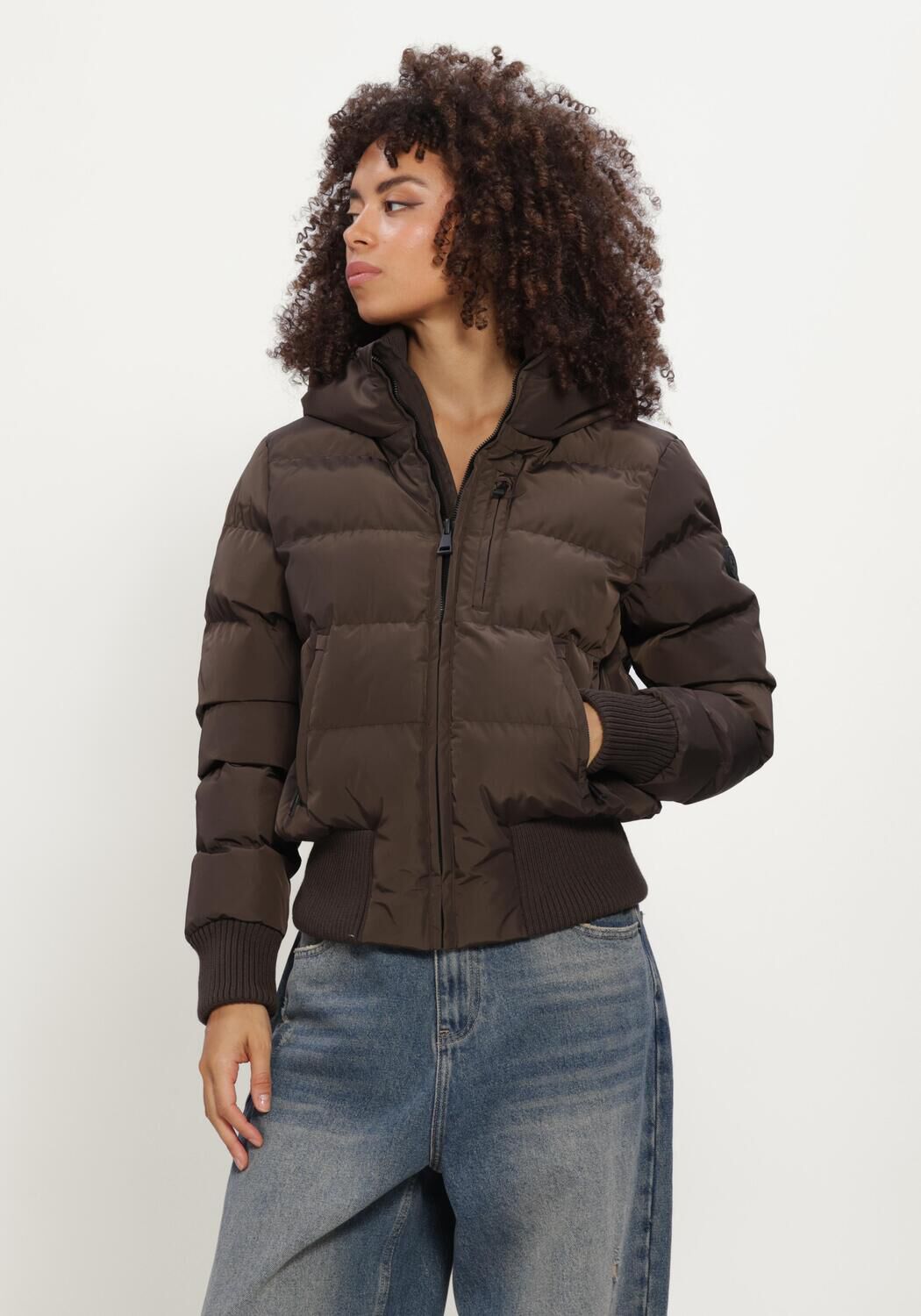 Braune AIRFORCE Wattierte Jack TATE BOMBER - large
