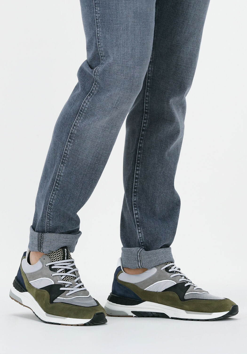 Gr&uuml;ne FLORIS VAN BOMMEL Sneaker Low SFM-10121-01 - large