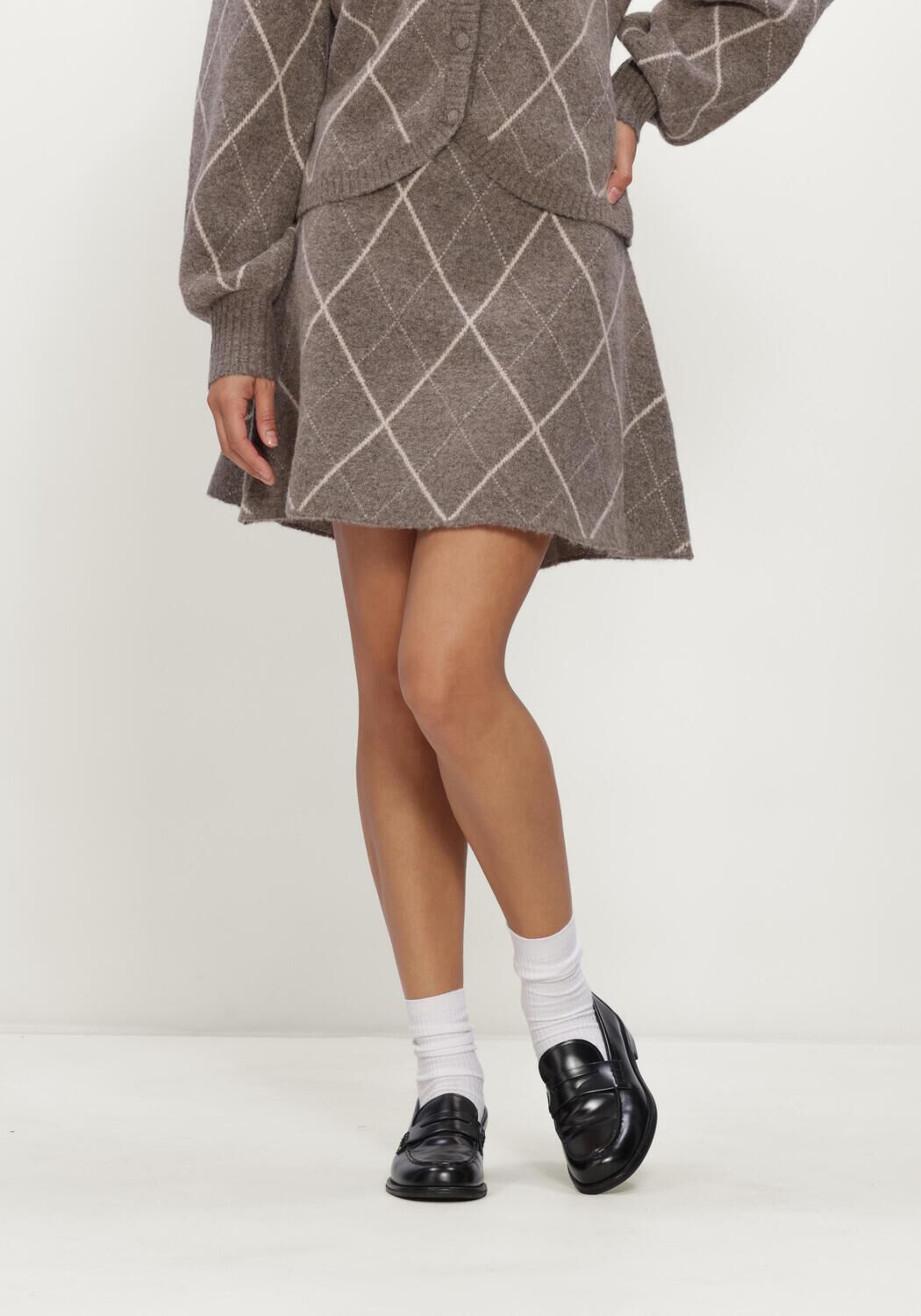 Taupe NOTRE-V Minirock NV-IESKE - large