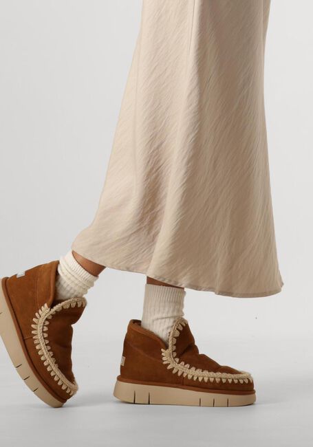 Cognacfarbene MOU Winterstiefel MINI ESKIMO PLATFORM BOOT - large