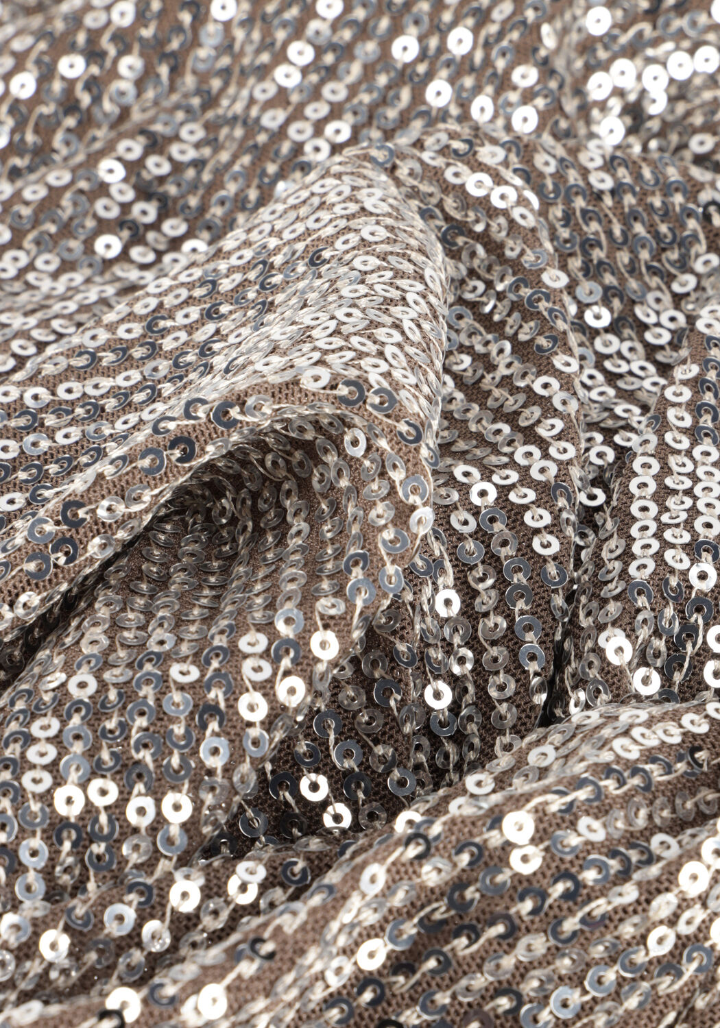 Silberne Y.A.S. Hose YASSTEEL HW FLARED PANTS - large