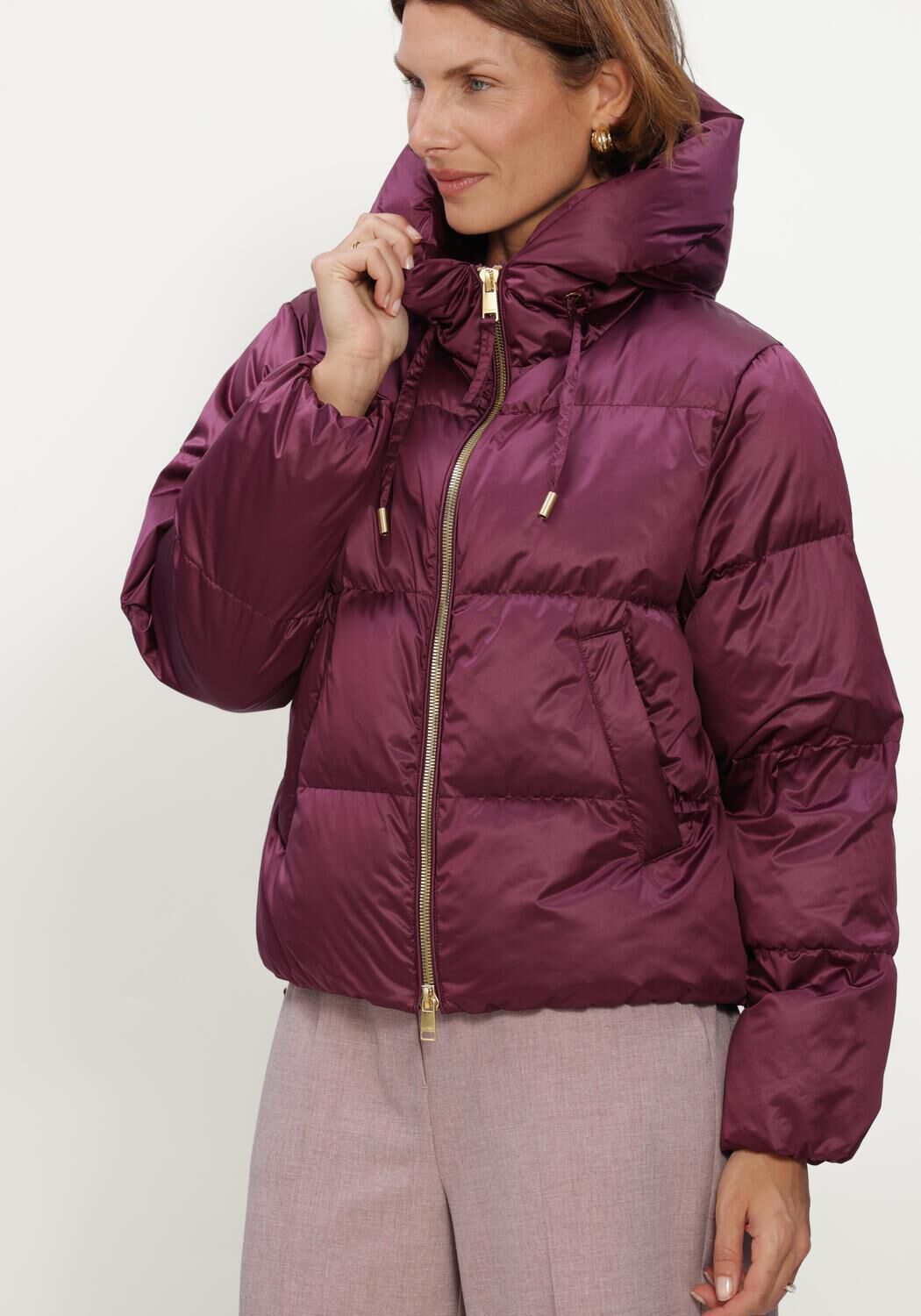 Bordeaux BEAUMONT Wattierte Jack MARIAN JACKET - large