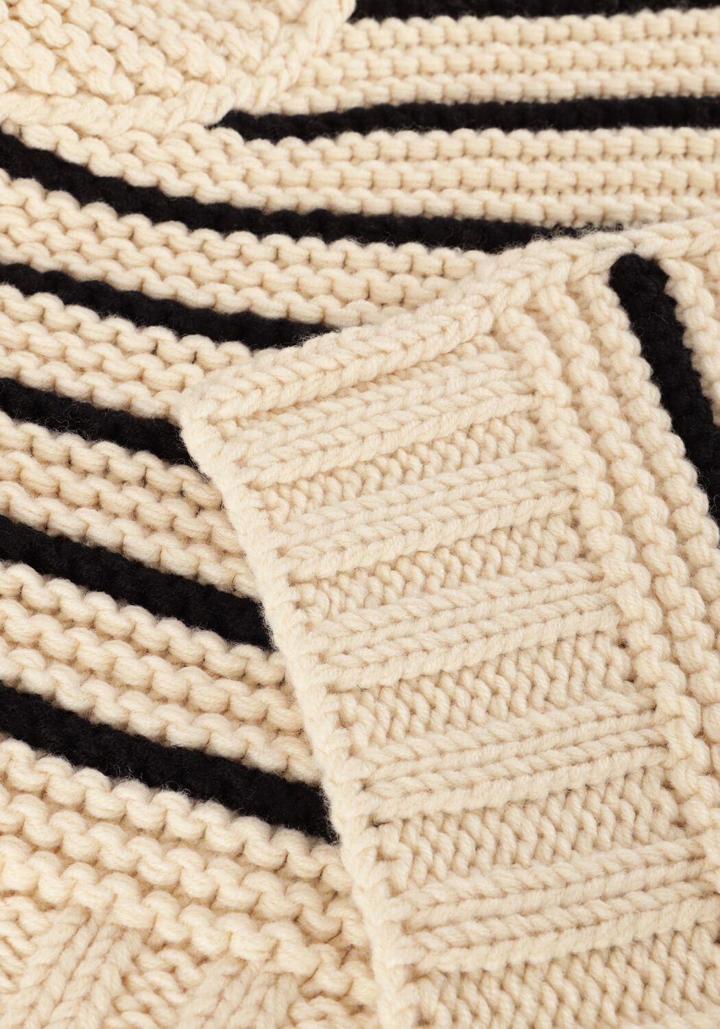 Nicht-gerade weiss SUMMUM Strickjacke SLEEVELESS CARDIGAN CHUNKY RIBBLE KNIT - large