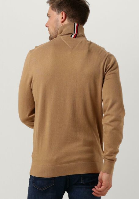 Braune TOMMY HILFIGER Rollkragenpullover PIMA ORG CTN CASHMERE ROLL NECK - large
