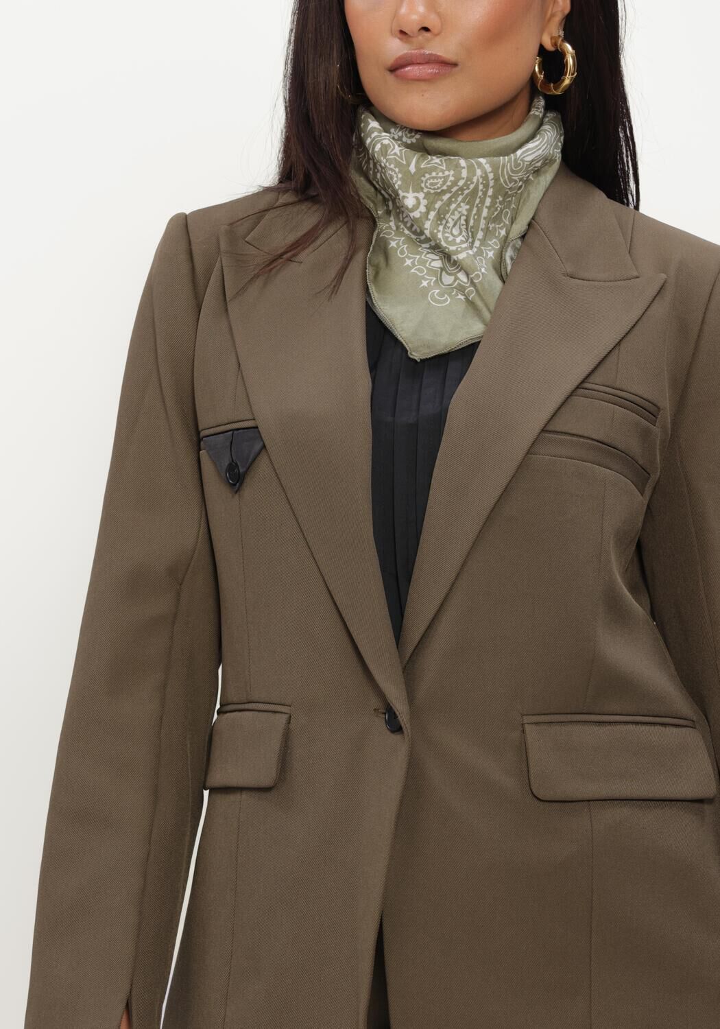 Dunkelgr&uuml;n HAUTE L'AMITI&Eacute; Blazer PREMIERE HOOK BLAZER - large