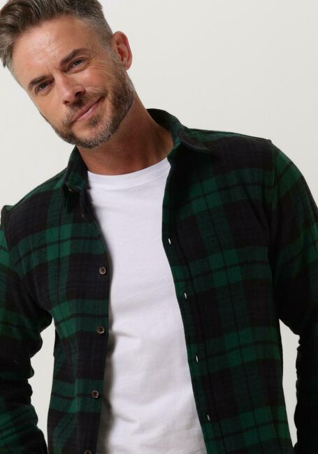 Dunkelgrün ANERKJENDT Casual-Oberhemd AKLOUIS BRUSHED CHECK - large