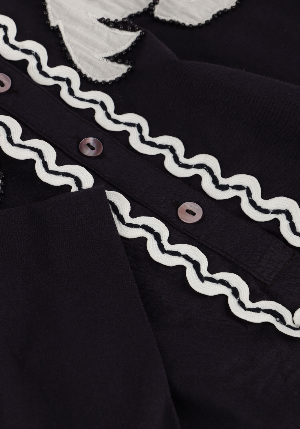 Dunkelblau ANTIK BATIK Midikleid DALI DRESS - large