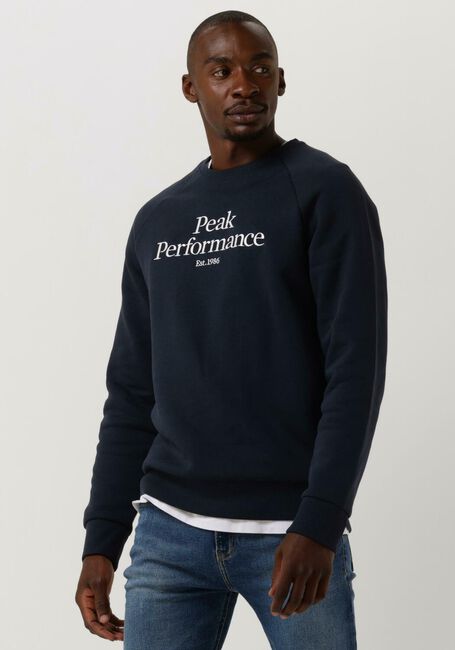 Blaue PEAK PERFORMANCE Pullover M ORIGINAL CREW - large