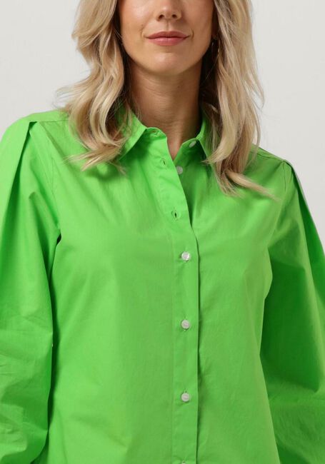 Grüne TOMMY HILFIGER Minikleid ORG CO POPLIN SHORT SHIRT DRESS - large