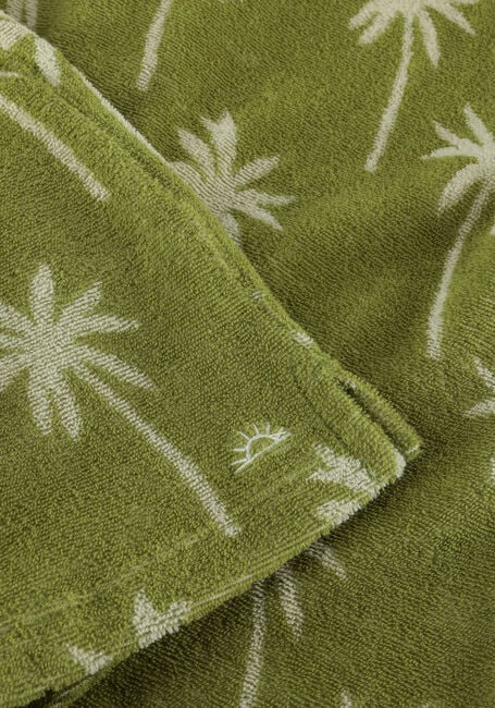 Gr&uuml;ne SALTED STORIES Polo-Shirt BEACH PALMS LOOSE SHIRT - large